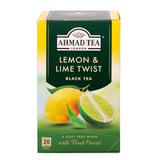 Ahmad Tea lemon and lime twist Tea, 20 Count