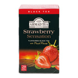 Ahmad Tea Strawberry Sensation Fruity Black Tea,20 Count