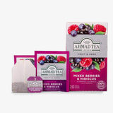 Ahmad Tea Mixed Berries & Hibiscus Herbal Tea,20 Count