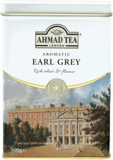 Ahmad Tea Earl Grey Aromatic Loose Tea in Tin, 500 g (Pack of 1)