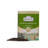 Ahmad Tea Jasmine Green Tea (Loose Leaf) in Tin, 100 Grams