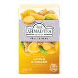 Ahmad Tea Lemon & Ginger Herbal Tea,20 Count