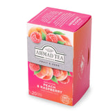 Ahmad Tea Peach & Raspberry Infusion Tea, 20 Count