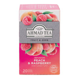 Ahmad Tea Peach & Raspberry Infusion Tea, 20 Count