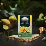 Ahmad Tea lemon and lime twist Tea, 20 Count