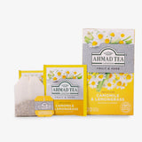 Ahmad Tea Camomile & Lemongrass Herbal Tea,20 Count