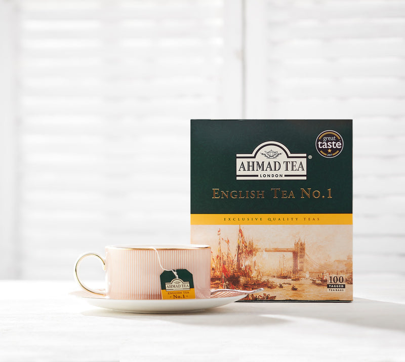 Ahmad Tea English No.1 Tagged Teabags, 100 Count