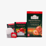 Ahmad Tea Strawberry Sensation Fruity Black Tea,20 Count