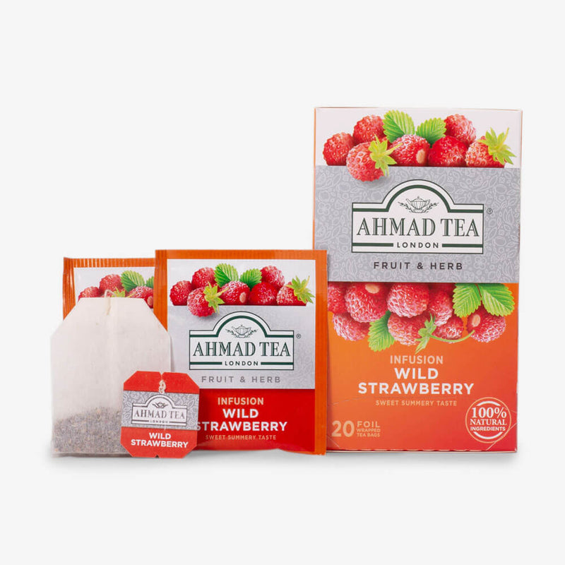 Wild Strawberry Herbal Tea, 20 Count