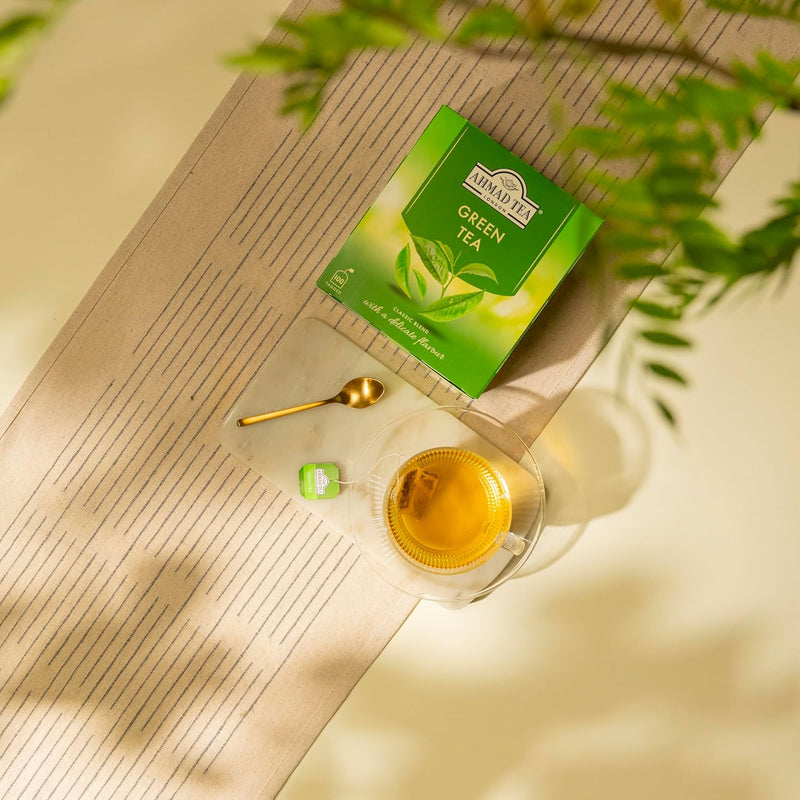 Ahmad Tea Green Tea Teabags, 100 Count
