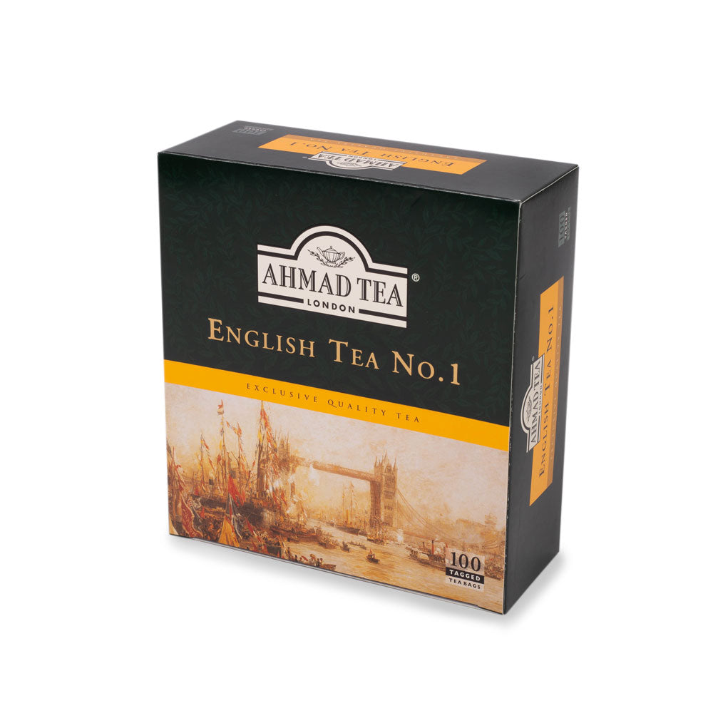 Ahmad Tea English No.1 Tagged Teabags, 100 Count | Ahmad Tea Canada